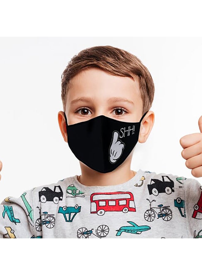 DINA ZAKI Side Shhh! Printed Mask - Image 5