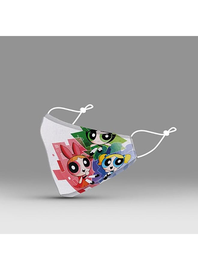 DINA ZAKI Powerpuff Printed Mask - Image 3