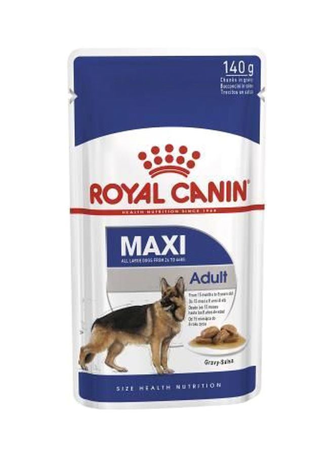 رويال كانين مجموعة طعام رطب للحيوانات الأليفة ماكسي - 10 قطع بني 10x140جرام - Image 2