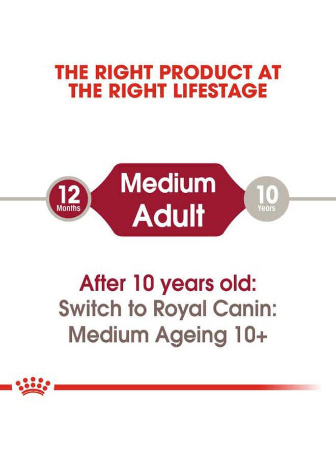 رويال كانين طعام رطب للحيوانات متوسطة الحجم والبالغة للعناية بالحجم والصحة والتغذية بني 10x140g - Image 4