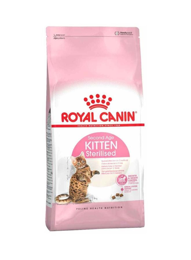 ROYAL CANIN Feline Health Nutrition Kitten Sterilised Food Brown 2kg - Image 1