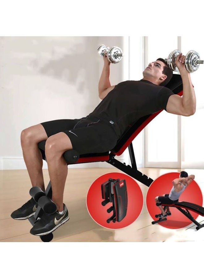 Max Strength Aluminum Foldable Weight Lifting Bench 105x30x30cm - Image 2