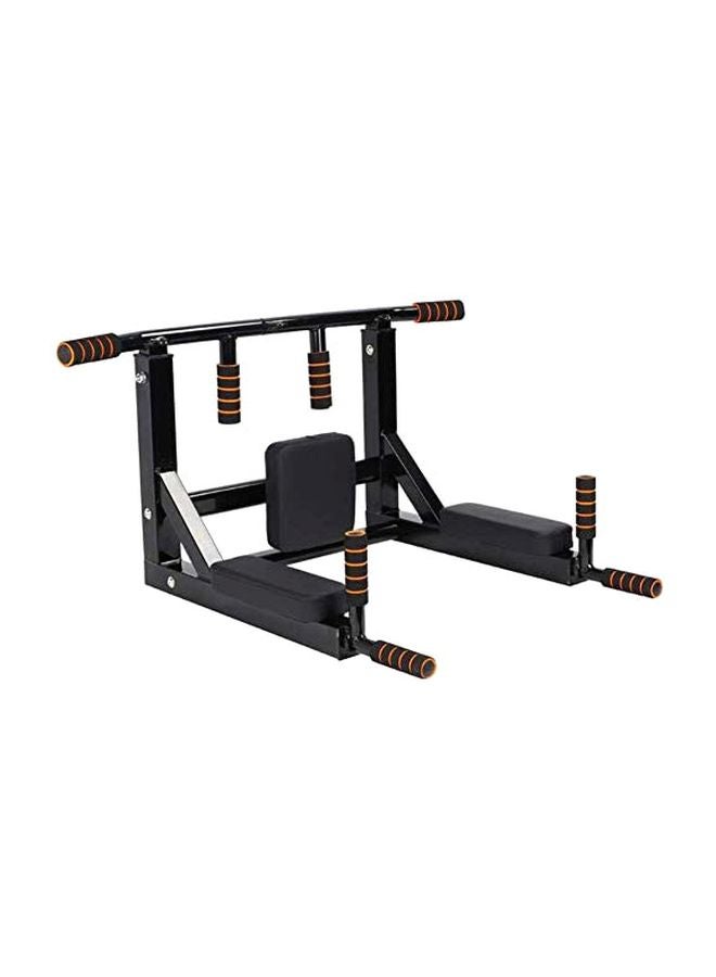 Max Strength - Aluminum 2-In-1 Multifunctional Horizontal Wall Mounted Pull Up Bar 77x74x10.5cm - Image 1