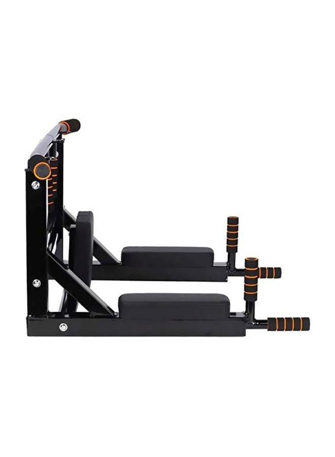 Max Strength - Aluminum 2-In-1 Multifunctional Horizontal Wall Mounted Pull Up Bar 77x74x10.5cm - Image 1