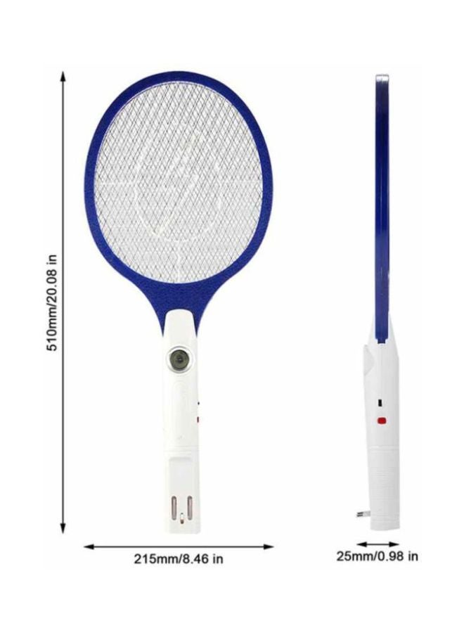 VANDER LIFE - LED Electric Bug Pest Fly Mosquito Killer Racket White/Blue - Image 1