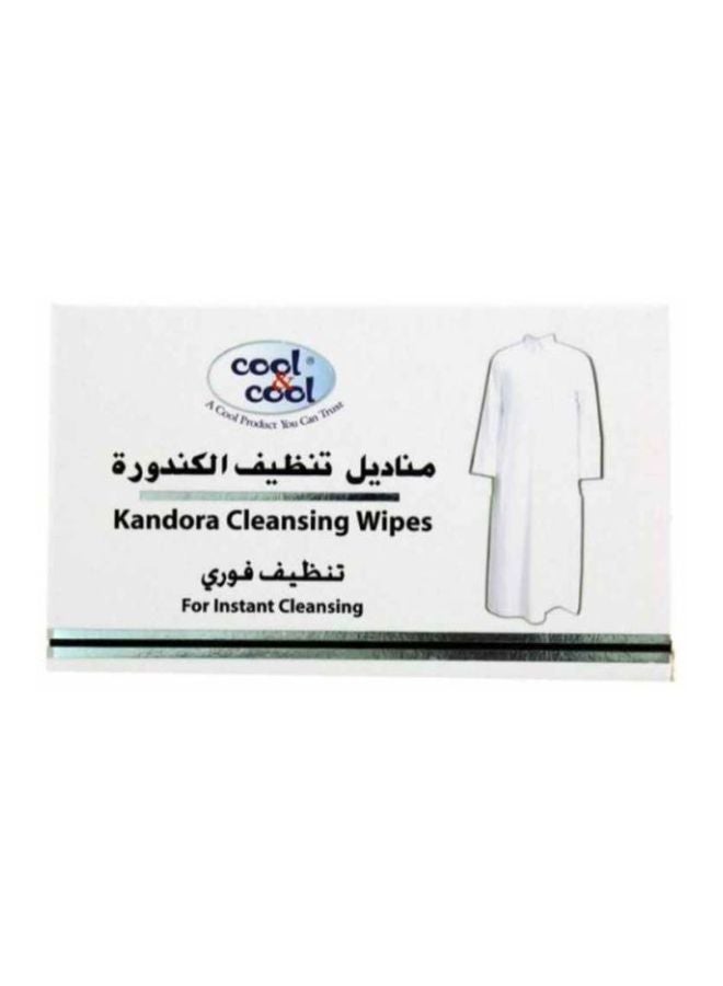 كول اند كول مناديل تنظيف الكندورة 20جرام
