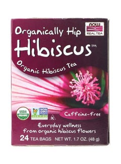 Now Foods Organic Hibiscus Tea 50ml  - Image 1