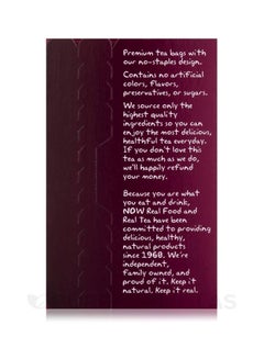 Now Foods Organic Hibiscus Tea 50ml  - Image 5