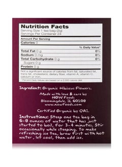Now Foods Organic Hibiscus Tea 50ml  - Image 2