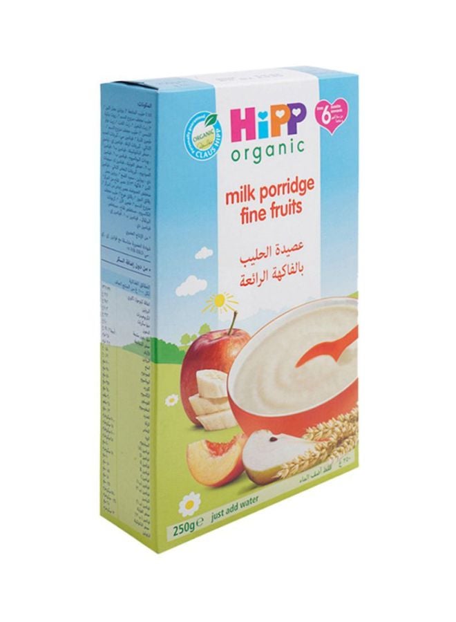 Hipp Organic - Organic Milk Porridge Fine Fruits 250grams - Image 1