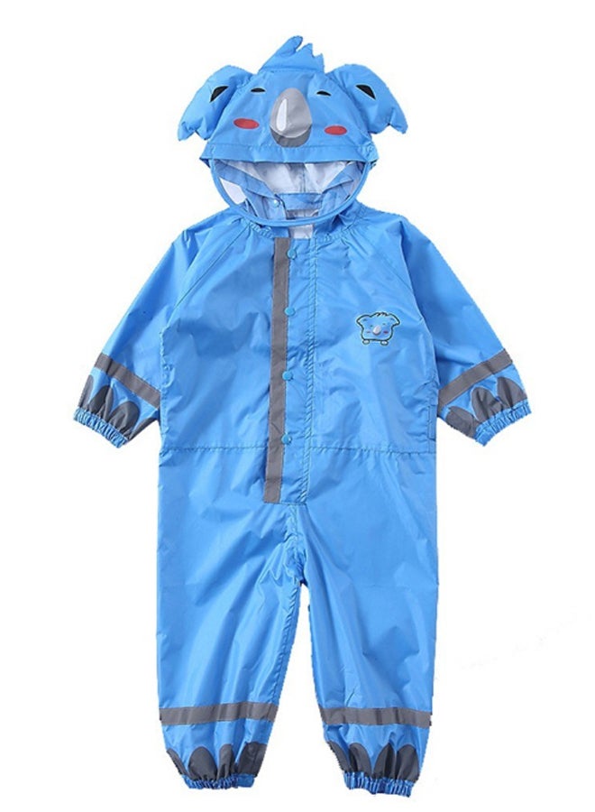 Generic Breathable Waterproof Raincoat Blue  - Image 1