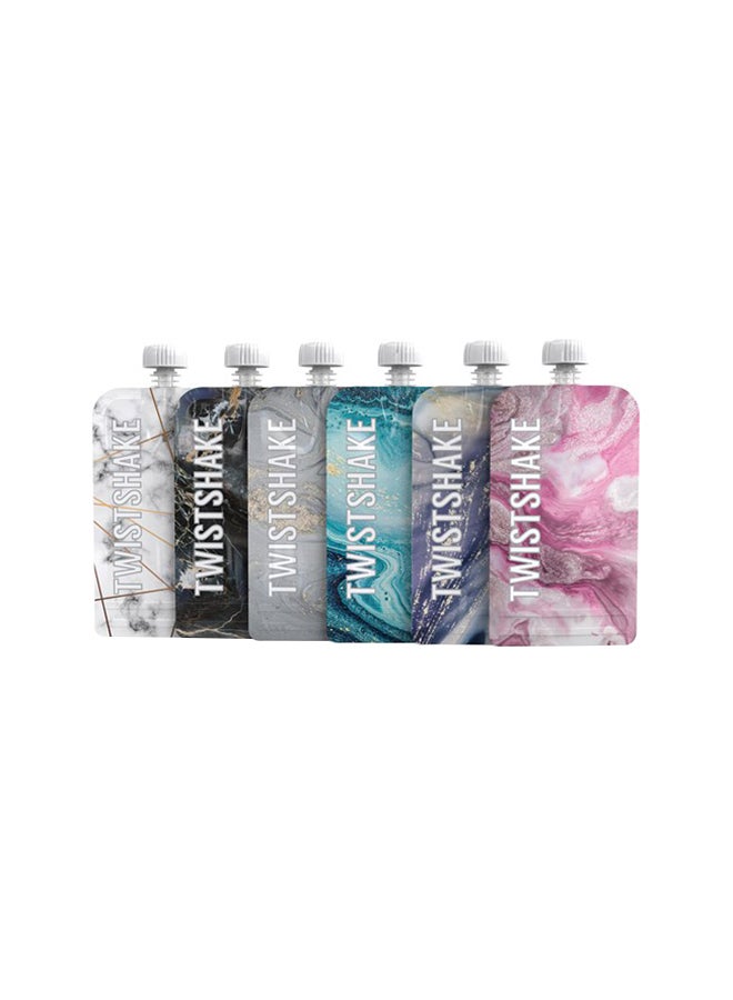 TWISTSHAKE 6-Piece Marble Squeeze Bag