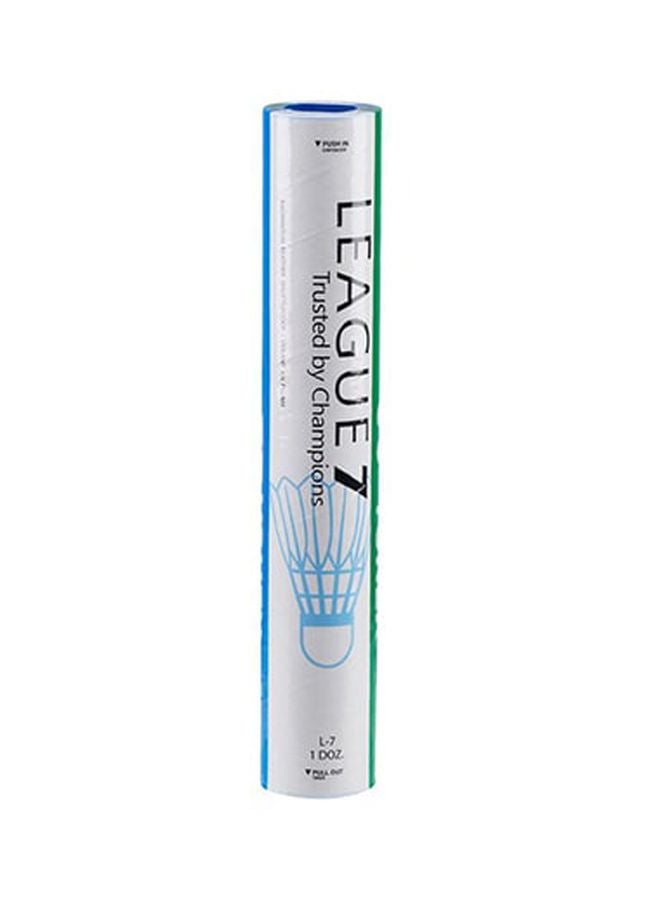 Yonex 12-Piece League 7 Badminton Feather Shuttlecock Set 38.50x6.70cm  - Image 2