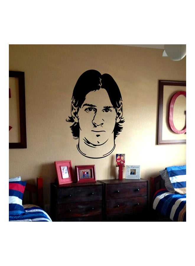 Lionel Messi Wall Decoration Sticker Black 120x55cm 
