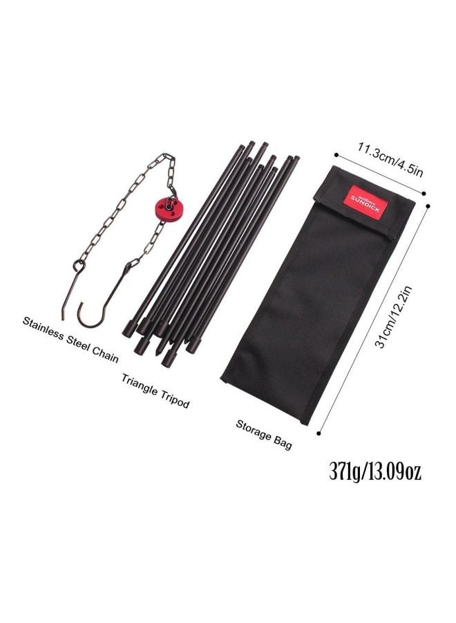 صنديك حامل أواني ثلاثي مثلث مناسب للتخييم 31x11.3سم - Image 3