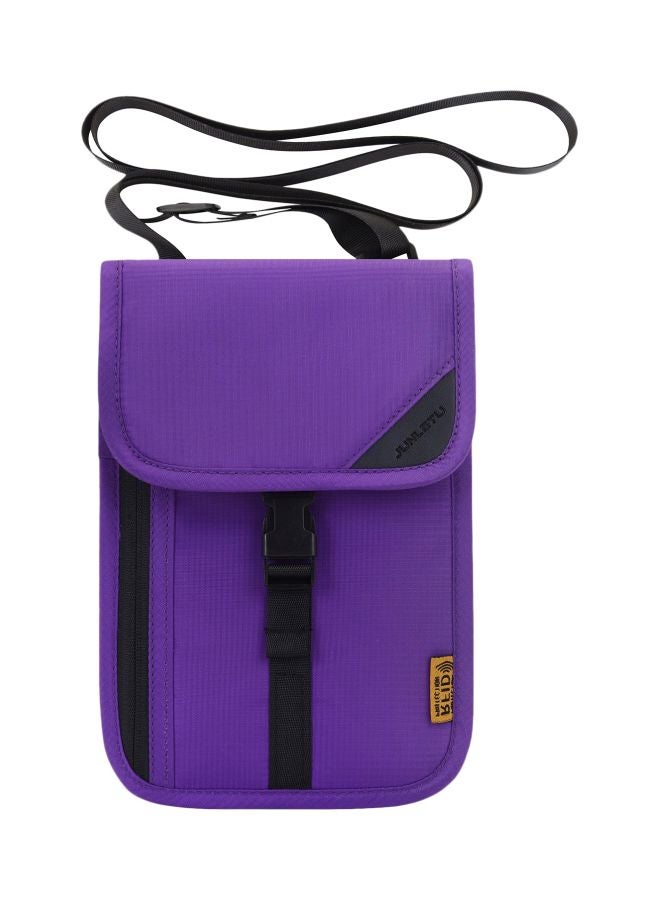 جونليتو حقيبة رقبة للسفر مع خاصية حجب تحديد الهوية بموجات الراديو أرجواني - Image 1