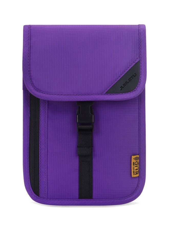 جونليتو حقيبة رقبة للسفر مع خاصية حجب تحديد الهوية بموجات الراديو أرجواني - Image 2