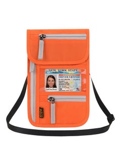 Travel Neck Pouch With RFID Blocking 24x15x2cm