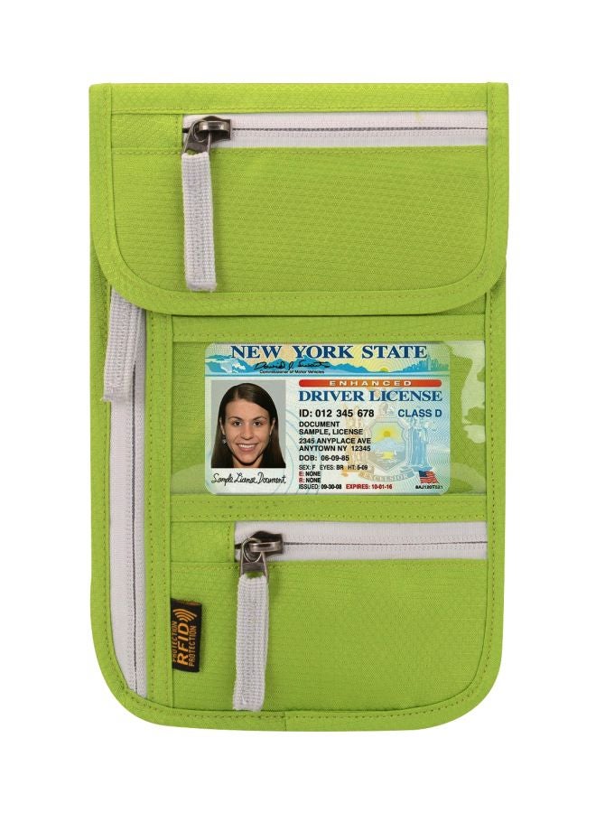JUNLETU - Travel Neck Pouch With RFID Blocking 24x15x2cm - Image 1