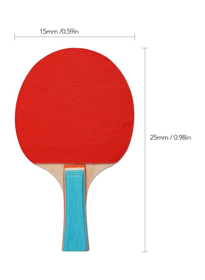 LIXADA 5-Piece Table Tennis Racket And Balls Set  - Image 5