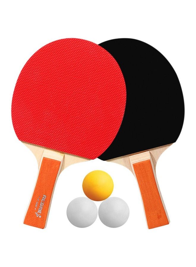 REGAIL 5-Piece Table Tennis Racket And Balls Set - Image 1