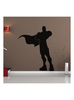 Superman Themed Wall Sticker Black 50x40cm