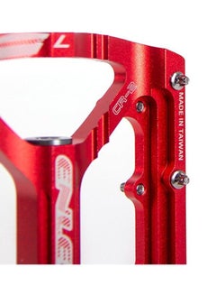 ENLEE 2-Piece Aluminium Alloy Flat Bicycle Pedal Set 4.5x3.6inch  - Image 2