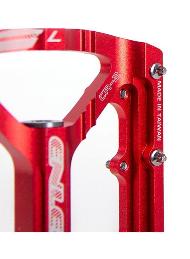 ENLEE 2-Piece Aluminium Alloy Flat Bicycle Pedal Set 4.5x3.6inch - Image 2