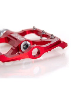 ENLEE 2-Piece Aluminium Alloy Flat Bicycle Pedal Set 4.5x3.6inch  - Image 4