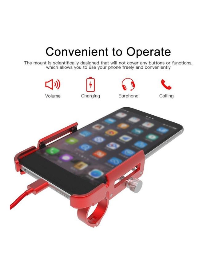 جي يو بي حامل هاتف يثبت على مقود الدراجة 8.2x10.3سم - Image 4