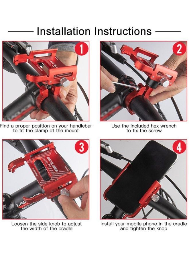 جي يو بي حامل هاتف يثبت على مقود الدراجة 8.2x10.3سم - Image 5