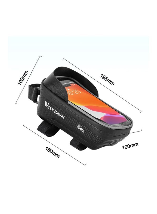 WEST BIKING Bike Mobile Phone Holder Pannier Bag 19.5x10x10cm  - Image 3