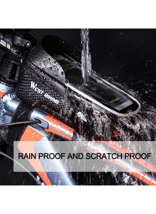 WEST BIKING Bike Mobile Phone Holder Pannier Bag 19.5x10x10cm  - Image 4