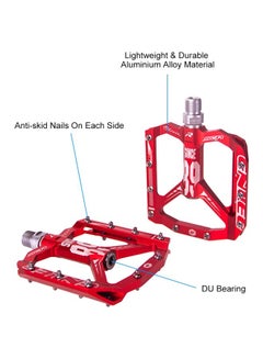ENLEE Pair Of Aluminium Alloy Bike Pedals 4.9x4.2inch  - Image 3