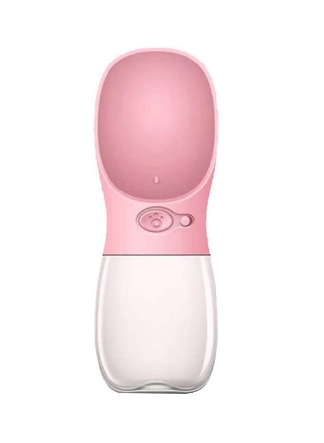 Generic Portable Pet Feeder Bowl Pink 10cm  - Image 1