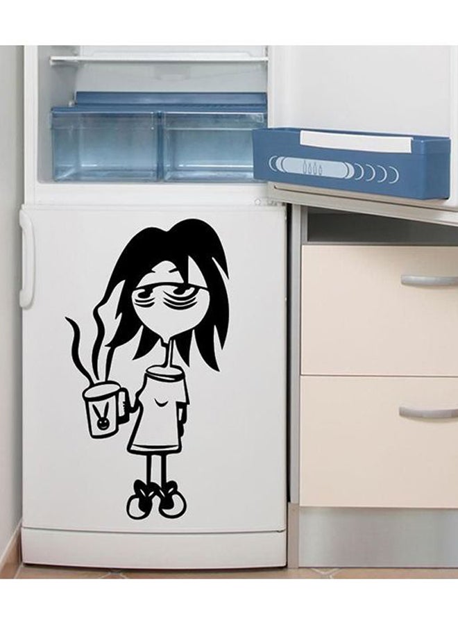 Self Adhesive Kitchen Wall And Fridge Sticker Black 100 x 55cm