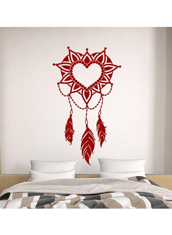 Self Adhesive Wall Decorative Sticker Red 65 x 40cm