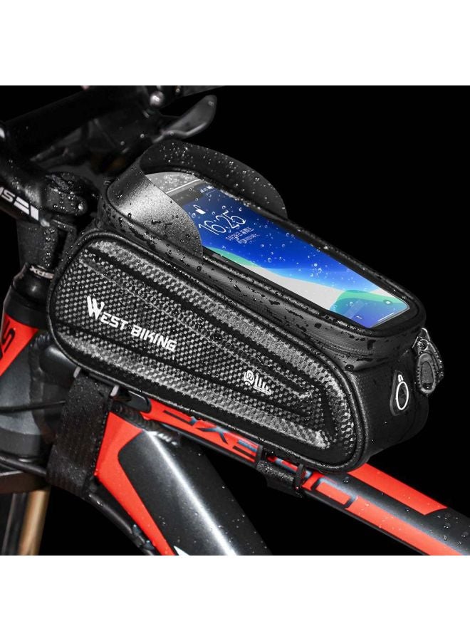 WEST BIKING Waterproof Cycle Mobile Phone Holder Bag 9.3x5.1x4.1inch  - Image 2