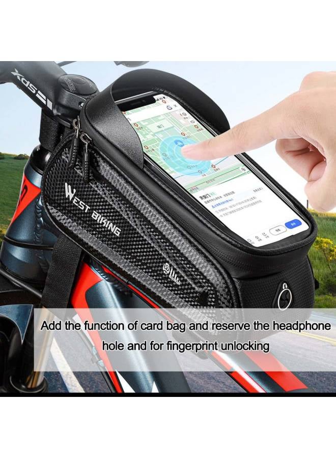 WEST BIKING Waterproof Cycle Mobile Phone Holder Bag 9.3x5.1x4.1inch  - Image 3