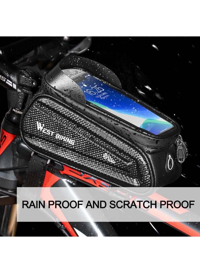 WEST BIKING Waterproof Cycle Mobile Phone Holder Bag 9.3x5.1x4.1inch  - Image 5