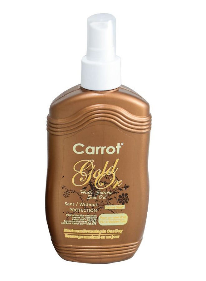 Carrot Sun - Gold Sun Tanning Oil Spray 200ml - Image 1