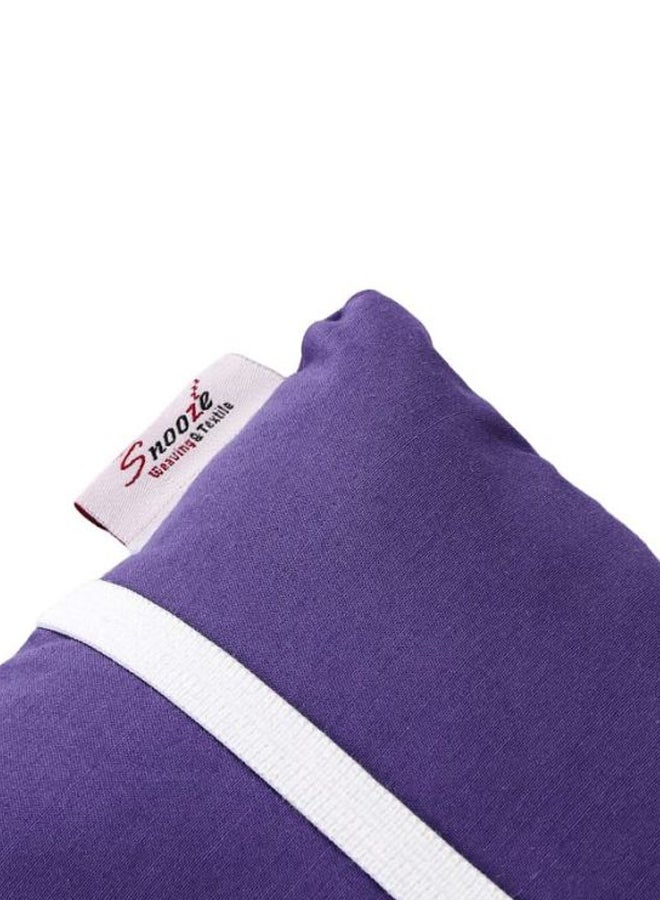 snooze - Neck Support Pillow Microfiber Purple 20x25cm - Image 1
