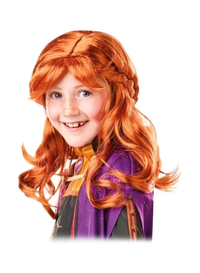 ديزني Official Disney Frozen 2, Anna Wig, Childs Fancy Dress Accessory, One Size - Image 1