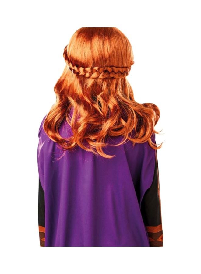 ديزني Official Disney Frozen 2, Anna Wig, Childs Fancy Dress Accessory, One Size - Image 2