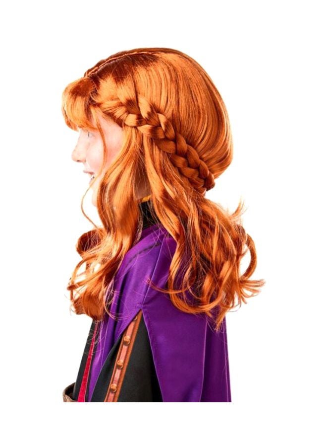 ديزني Official Disney Frozen 2, Anna Wig, Childs Fancy Dress Accessory, One Size - Image 3