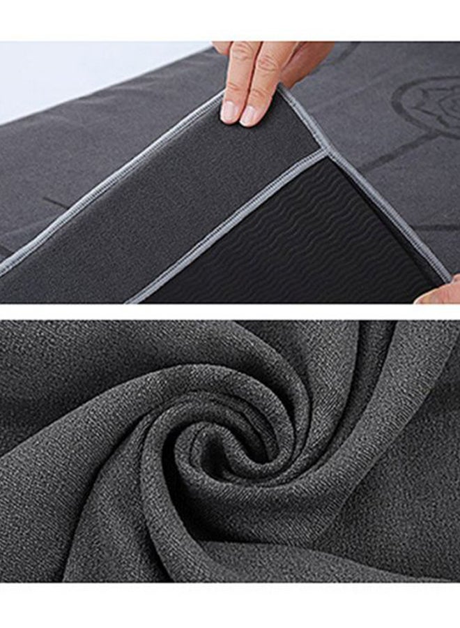 LIXADA Non-Slip Position Line Yoga Mat 30x25x4cm - Image 3