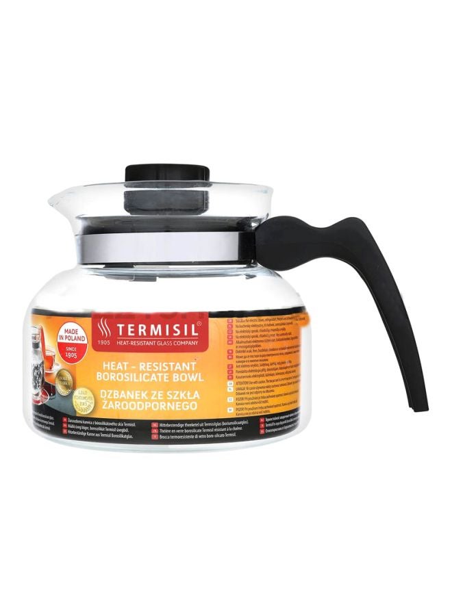 ترميسيل إبريق شاي ماجا بتصميم بسيط مع مقبض زجاج شفاف - Image 1
