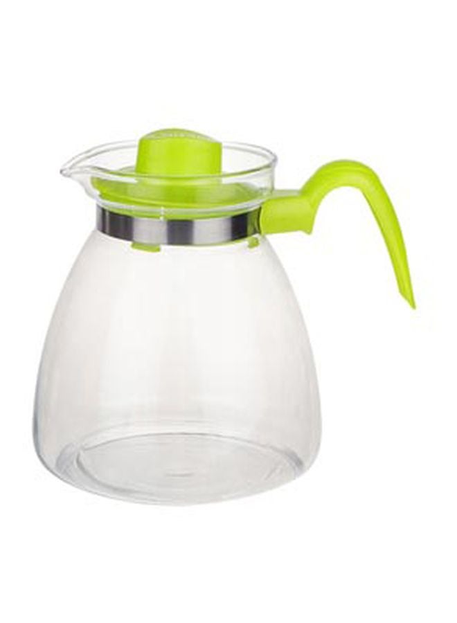 Termisil Maja Tea Pot Clear/Green 1.25Liters - Image 1