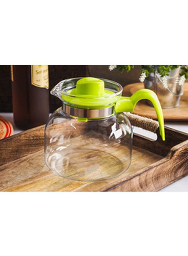 Termisil Maja Tea Pot Clear/Green 1.25Liters - Image 2