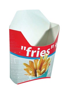 Pack Of 1000 French Fries Box Red/Beige/Blue 25cm